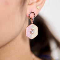 Silsila Hexa Grace Rose Gold Necklace