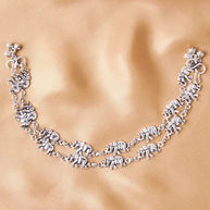 Silsila Traditional Silver Anklets in 92.5 Silver