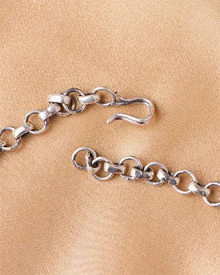 Oxidized Rajputi Roshni Necklace in 92.5 Silver