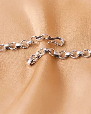 Oxidized Rajputi Ghunghroo Necklace in 92.5 Silver