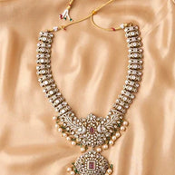 Maharani’s Grace Long Haar in 92.5 Silver