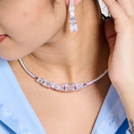 Celestial Charm Choker Necklace in 92.5 Silver