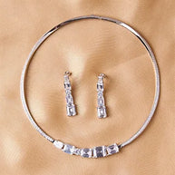 Celestial Charm Choker Necklace in 92.5 Silver