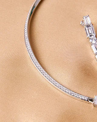Celestial Charm Choker Necklace in 92.5 Silver