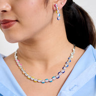 Aurora Bloom Enamel Necklace