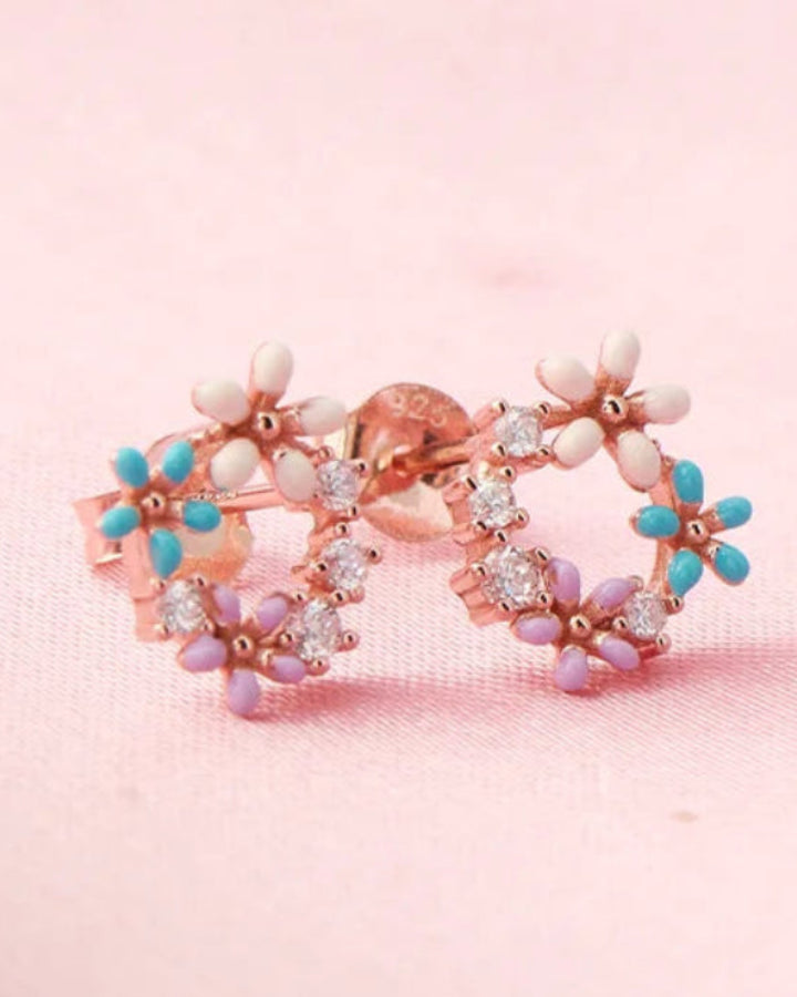 Aura Studs in 92.5 Silver