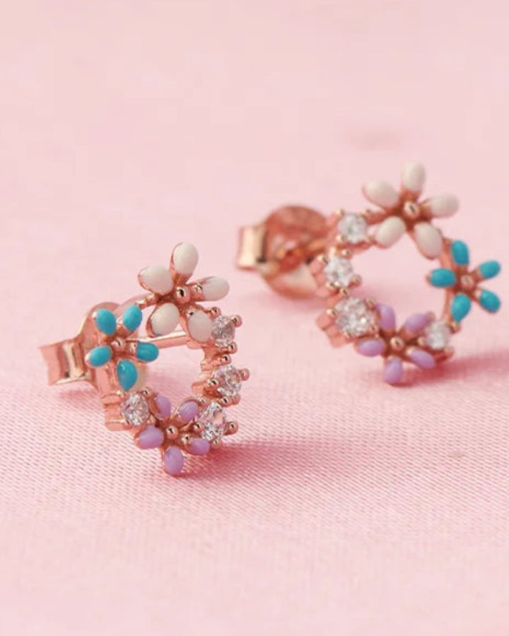 Aura Studs in 92.5 Silver