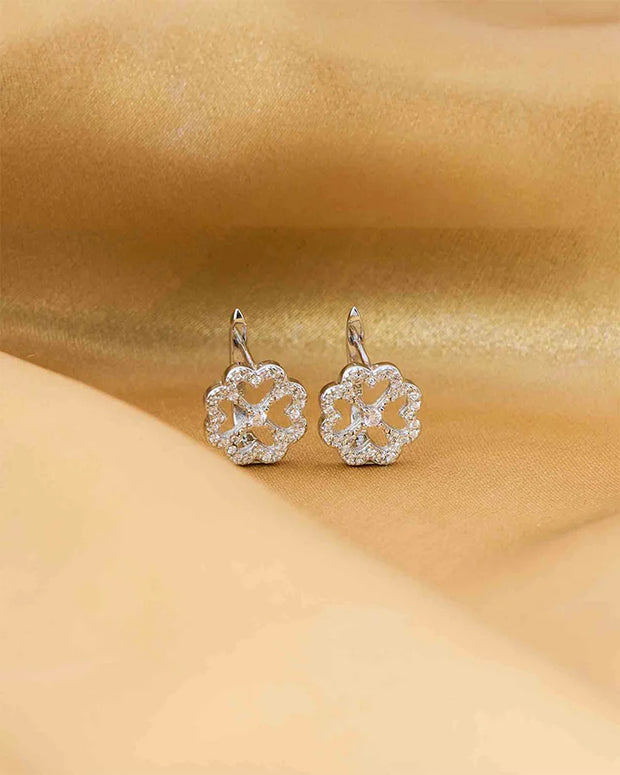 Trio Radiance Rhodium Studs in 92.5 Silver