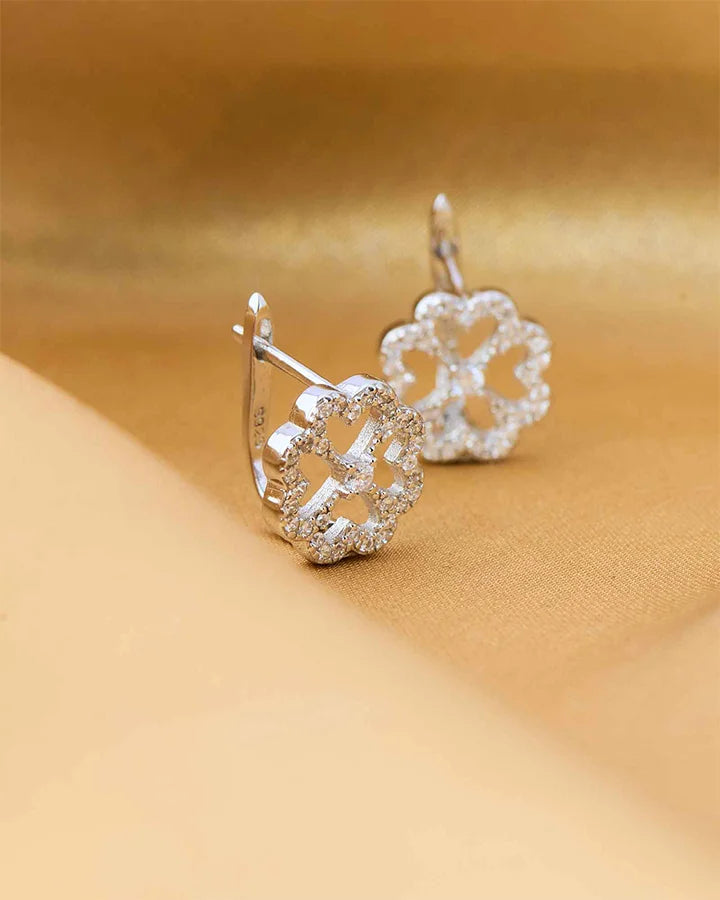 Trio Radiance Rhodium Studs in 92.5 Silver