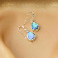 Timeless Teardrop Rhodium Studs in 92.5 Silver