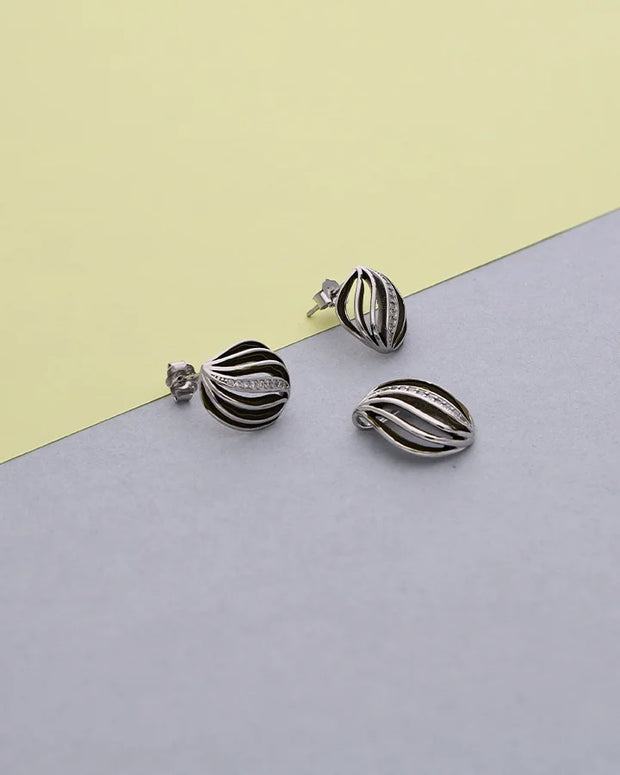 Charm Duo Enamel Pendant Set  in 92.5 Silver