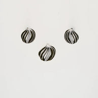 Charm Duo Enamel Pendant Set  in 92.5 Silver