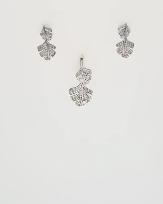 Charm Duo Twilight Pendant Set  in 92.5 Silver