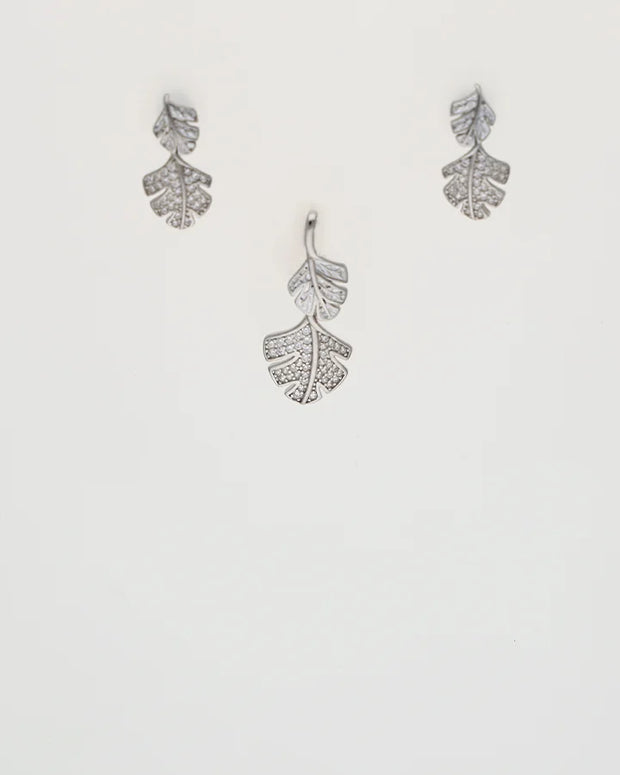 Charm Duo Twilight Pendant Set  in 92.5 Silver