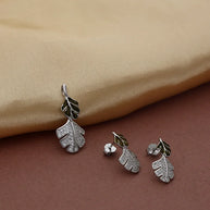 Charm Duo Luxe Shine Pendant Set  in 92.5 Silver