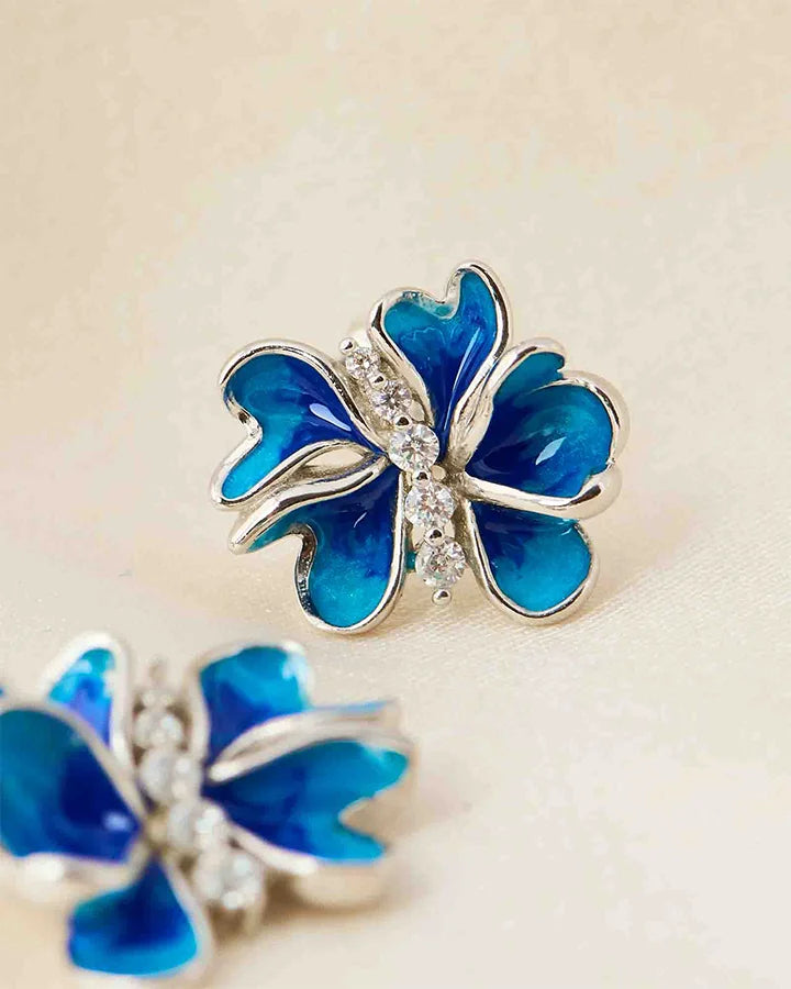 Charm Duo Radiant Bloom Pendant Set  in 92.5 Silver