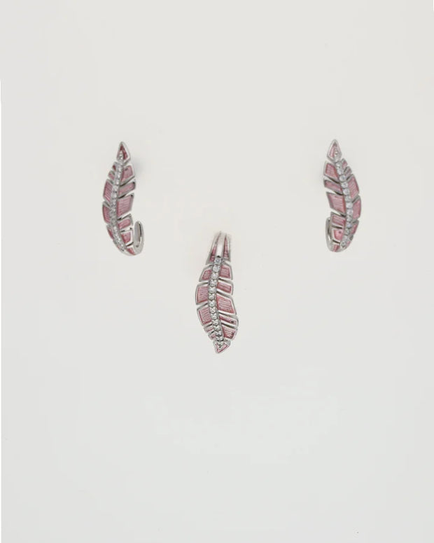 Charm Duo Moonlight Pendant Set  in 92.5 Silver