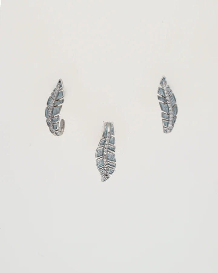 Charm Duo Radiance Pendant Set  in 92.5 Silver