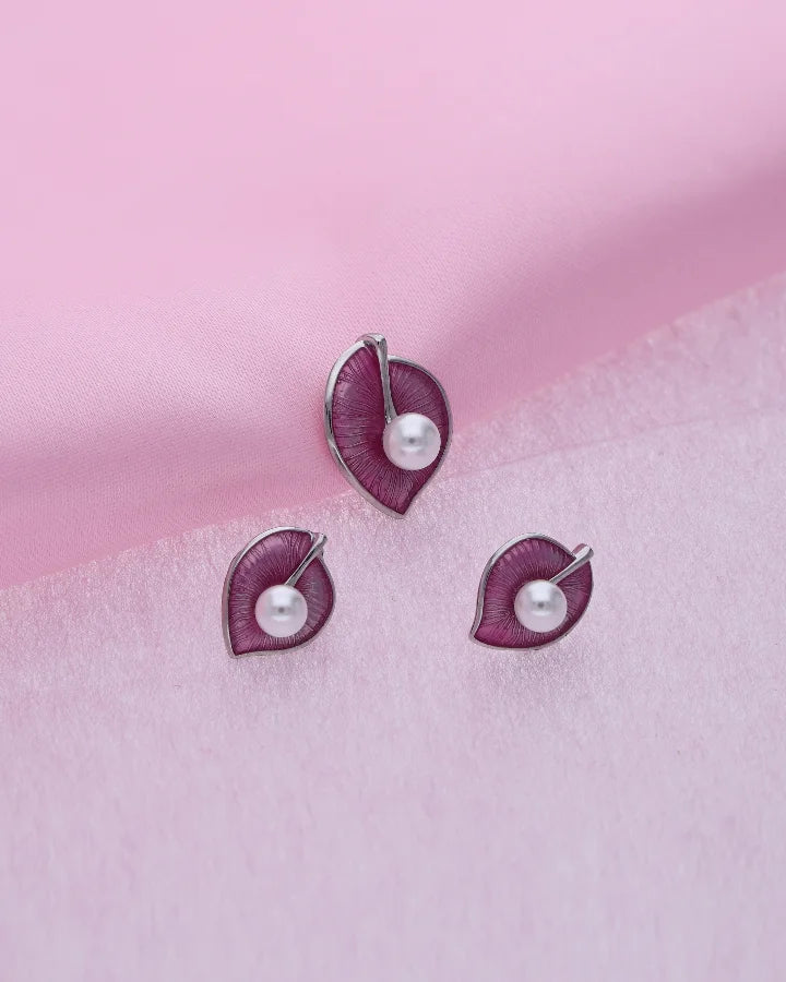 Charm Duo Stellar Pendant Set  in 92.5 Silver