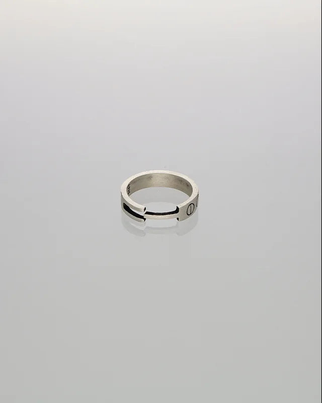 Antique Oxidized Silver Ring in 92.5 Silver