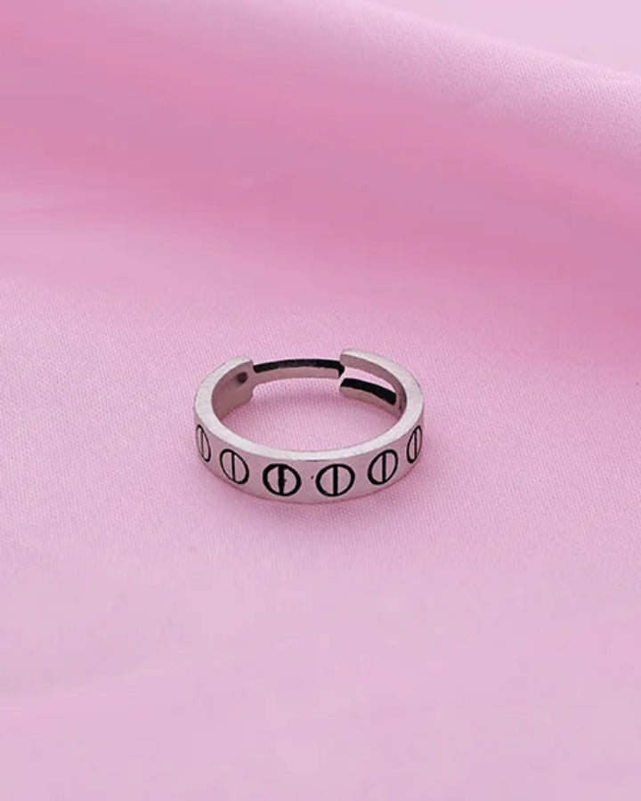 Orb Ring in 92.5 Silver