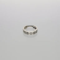 Antique Oxidized Silver Ring in 92.5 Silver