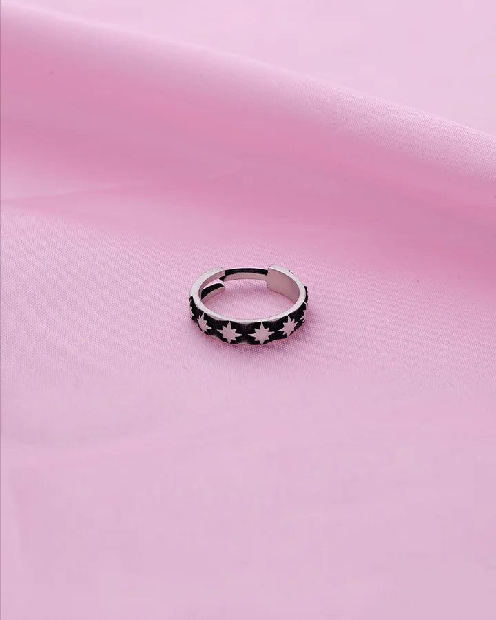 Classic Oxidized Silver Ring  in 92.5 Silver