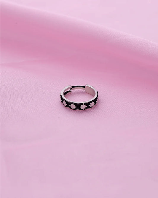 Classic Oxidized Silver Ring  in 92.5 Silver