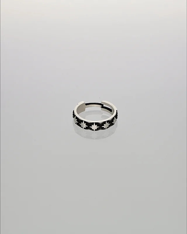 Classic Oxidized Silver Ring  in 92.5 Silver