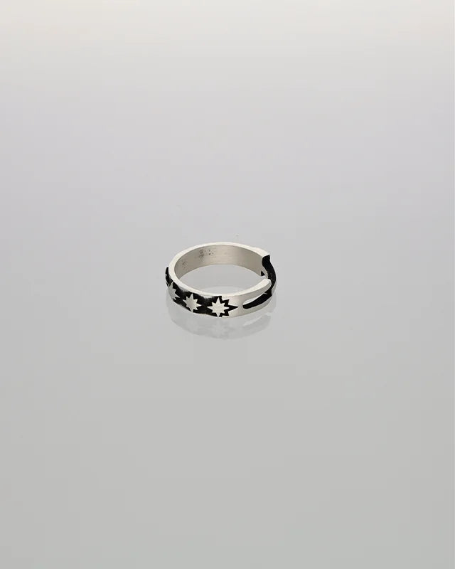Classic Oxidized Silver Ring  in 92.5 Silver
