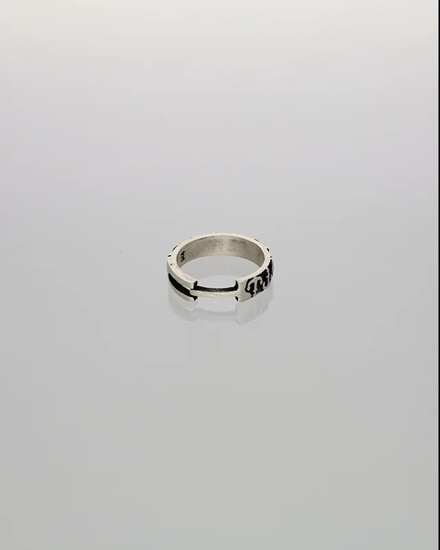 Anchor Adjustable Silver Ring in 92.5 Silver