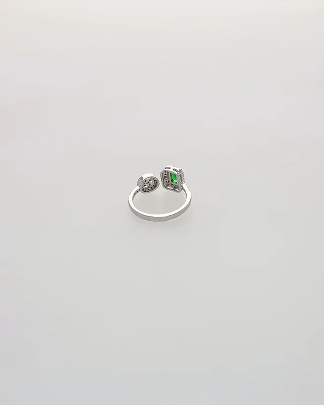 Twilight Adjustable Silver Ring in 92.5 Silver