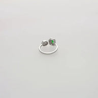 Twilight Adjustable Silver Ring in 92.5 Silver