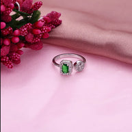 Twilight Adjustable Silver Ring in 92.5 Silver