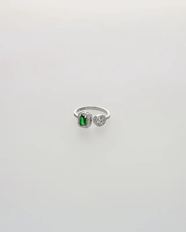 Twilight Adjustable Silver Ring in 92.5 Silver