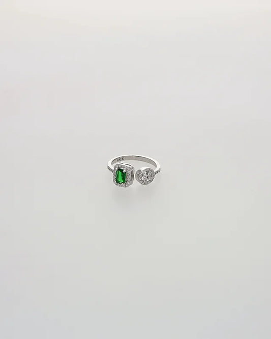 Twilight Adjustable Silver Ring in 92.5 Silver