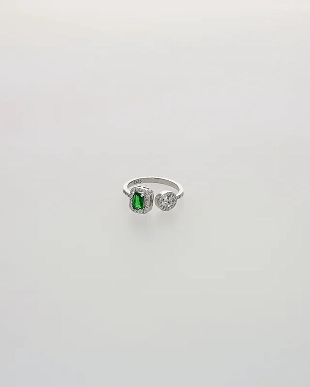 Twilight Adjustable Silver Ring in 92.5 Silver