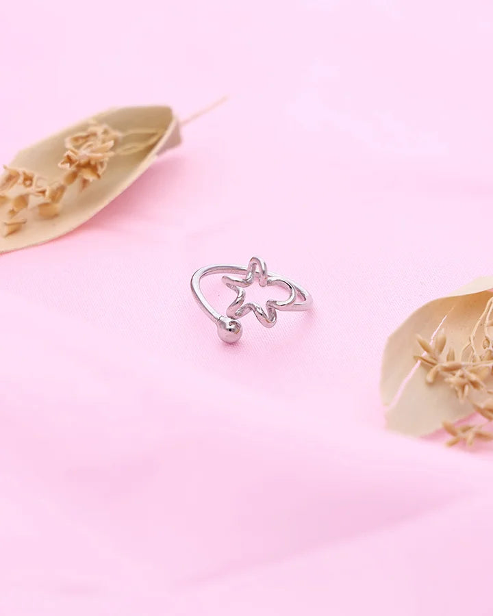 Lustre Adjustable Silver Ring in 92.5 Silver