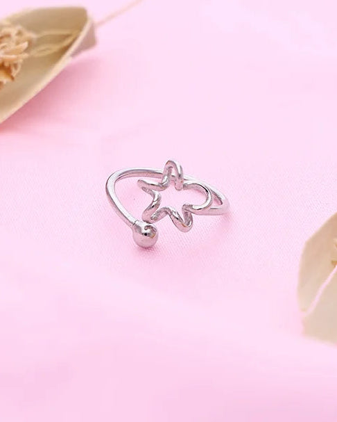 Lustre Adjustable Silver Ring in 92.5 Silver