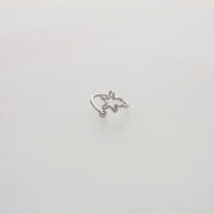 Lustre Adjustable Silver Ring in 92.5 Silver