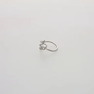 Lustre Adjustable Silver Ring in 92.5 Silver