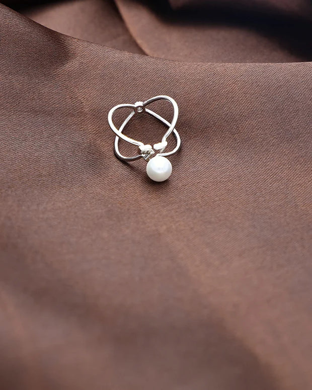 Party Adjustable Silver Ring in 92.5 Silver