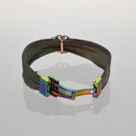 Shimmer Rose Cuff in 92.5 Silver