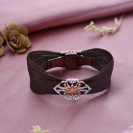 Amber Rose Cuff in 92.5 Silver