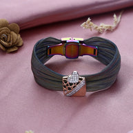 Radiant Rose Gold Luxe Cuff in 92.5 Silver