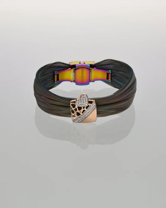 Radiant Rose Gold Luxe Cuff in 92.5 Silver