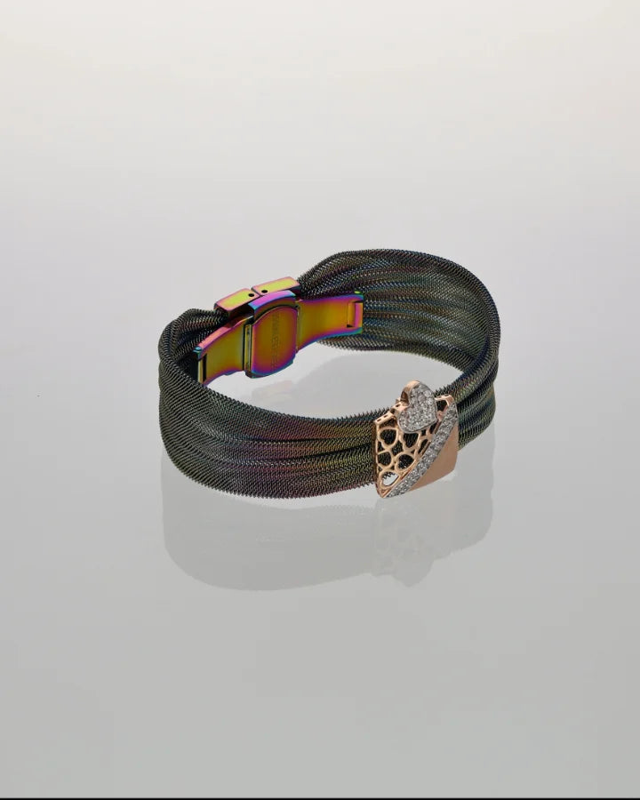 Radiant Rose Gold Luxe Cuff in 92.5 Silver