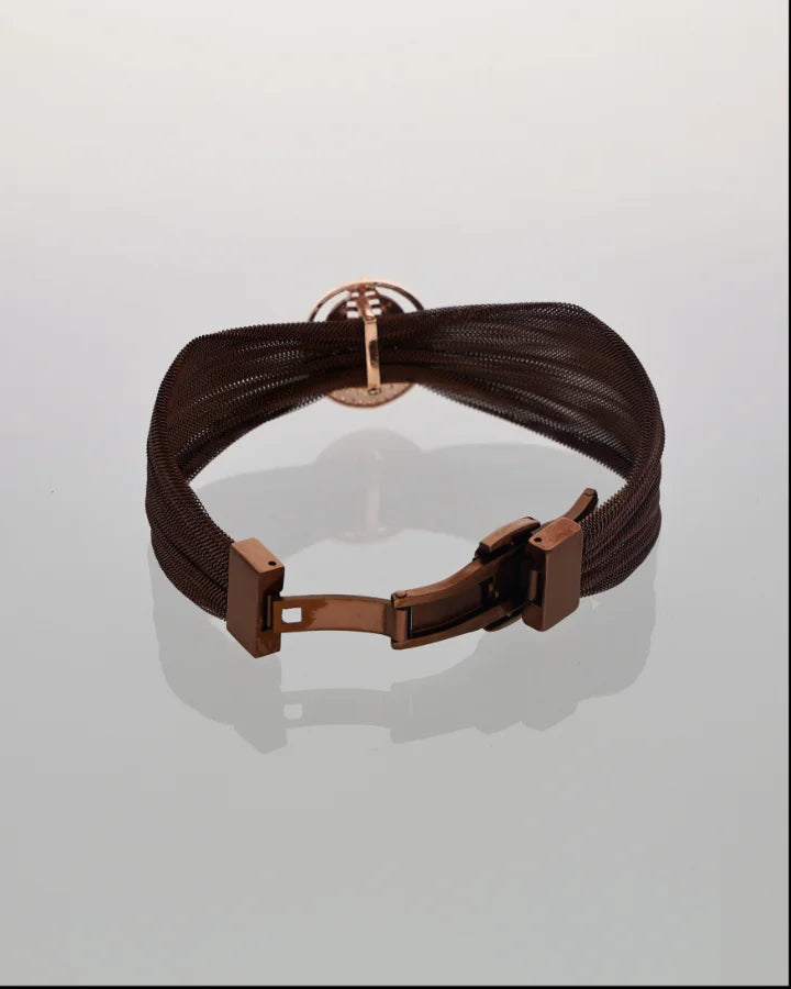 Amber Bloom Luxe Cuff in 92.5 Silver