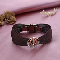 Amber Bloom Luxe Cuff in 92.5 Silver