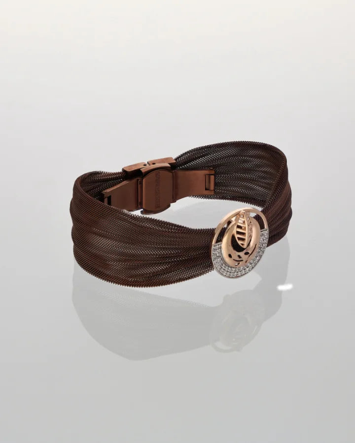 Amber Bloom Luxe Cuff in 92.5 Silver